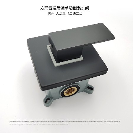 Cross border special constant temperature concealed installation wall shower water mixing valve hotel toilet switch two in and one out